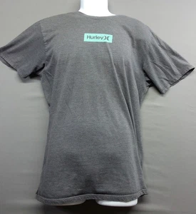 Camiseta Hurley Hombre Grande Corta Gris Manga Corta con Estampado Frontal - Imagen 1 de 11