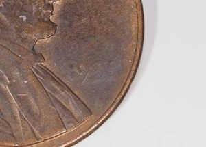 199? Centavo Lincoln golpeado a través de grasa, error como nuevo - Imagen 1 de 3