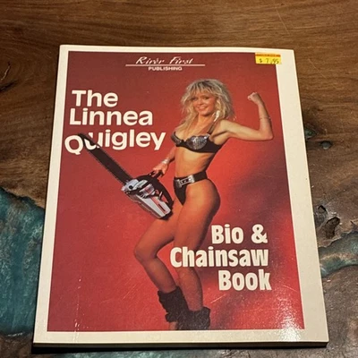 The Linnea Quigley Bio & Chainsaw Book Rirer First Publishing - Image 1 of 2