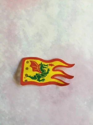 LEGO Vintage 90’s Castle Dragon Knight Cloth Banner Flag 6056 6076 6082 - Image 1 of 3