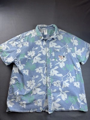 Camisa Denim Floral Con Botones Princesa Tiana de los Parques Disney Talla XXL Foto 1 de 4