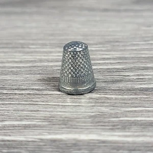 Monopoly Thimble Mover Token Silver Tone Board Game Replacement Part Piece - Picture 1 of 6