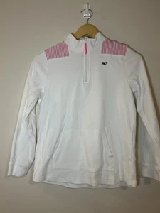 Vineyard Vines Girls' 1/4 Zip Sweater Large Size 14 - Picture 1 of 4