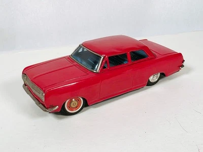 NK Toys Korea • Red Opel Rekord Car Auto  • Tin Friction • 8" - Image 1 of 4