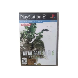 Metal Gear Solid 3 Snake Eater ps2 Hideo Kojima Konami Ita PAL manuale Completo - Imagen 1 de 6