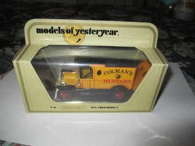 voiture 1/43e Matchbox models of Yesteryear  en boite 1912 Ford Model T - Photo 1/2