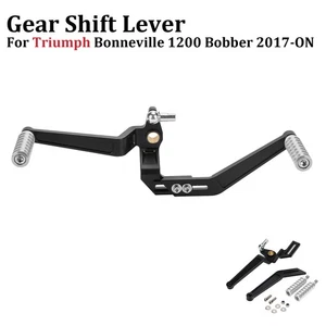 Gear Shift Lever With Heel-Toe Pegs For Triumph Bonneville 1200 Bobber 2017-ON - Picture 1 of 20