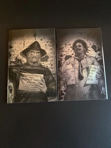 Tribute: Wes Craven Black & White Virgin Cover By Raymond Gay Freddy,leatherface - Picture 1 of 14