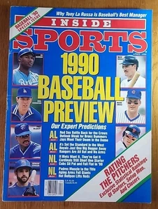 Inside Sports Magazine April 1990 Baseball Preview Bo Jackson Newsstand  - Picture 1 of 12