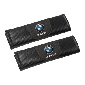 2pcs Car Seat Belt Cover Shoulder Cushion Pad Interior Accessories For BMW - Foto 1 di 7