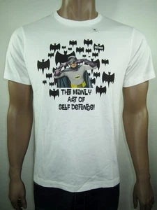 Adam West Batman The Manly Art of Self Defense Uniqlo Tee NWT M - Picture 1 of 3