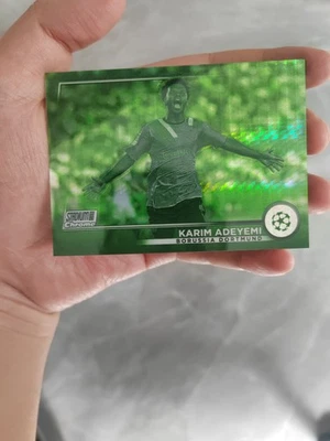2022-23 Topps Stadium Club Chrome Adeyemi Night Vision Prism Refractor /199 - Image 1 of 2