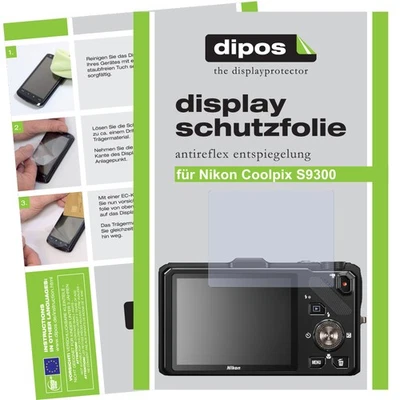 2x Screen Protector for Nikon Coolpix S9300 Protection Anti Glare dipos - Image 1 of 4