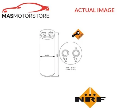 A/C AIR CONDITIONING DRYER NRF 33204 P FOR VW PASSAT - Image 1 of 4
