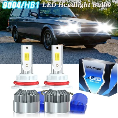 Kit de bombillas LED de haz alto/bajo 6000K para Volvo 240 1990-1993 2 piezas 9004 Foto 1 de 4