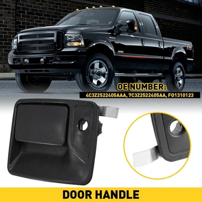 Exterior Door Handle For 2000-2005 Ford Excursion Front SIDE LEFT 7C3Z2522405AA - Imagem 1 de 4
