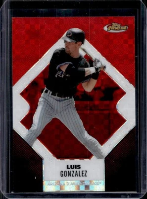 2006 Finest Luis Gonzalez X Fractors #202/250 Diamondbacks - Image 1 of 2