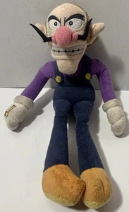 2017 Nintendo Super Mario All Stars Collection Waluigi Plush 12” MISSING HAT!! - Picture 1 of 8