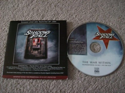 SHADOWS FALL - THE WAR WITHIN ALBUM PROMO CD (2004) ROCK METAL - Image 1 of 2
