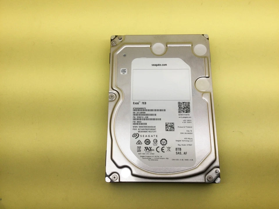 Netapp Seagate 8TB 7.2K 12Gb/s 3.5" SAS ENT Hard Drive ST8000NM0075 NEW - Image 1 of 1