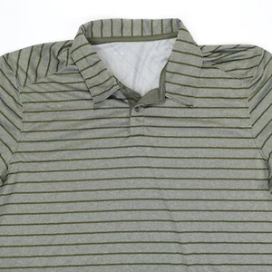 Polo Oakley maniche corte verde a righe vestibilità regolare da uomo taglia L - Foto 1 di 6