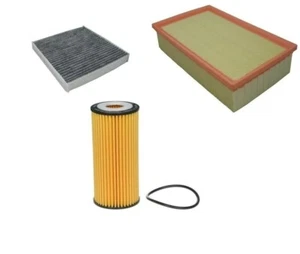 Air Filter Oil Filter Cabin Filter Kit 3pcs OEM for Audi Q3 / A3 TT Quattro - Picture 1 of 4