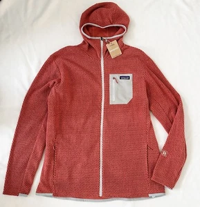 NEW Patagonia Men's R1 Air Full Zip Size 2XL Hoody Jacke Burl Red 40255 - Picture 1 of 12