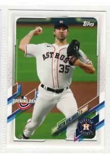 2021 Topps Opening Day #209 Justin Verlander - Picture 1 of 2