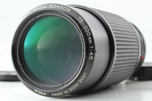 [Exc+5] Minolta MD ZOOM ROKKOR 75-200mm MF Telephoto Zoom Lens f/4.5 From JAPAN - Picture 1 of 8