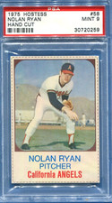 1975 HOSTESS HAND CUT #58 NOLAN RYAN ANGELS HOF PSA 9 MINT