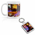 Mug & Square Keyring Set - Pinball Arcade Game Tomcat  #46038