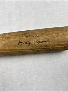 Hillerich & Bradsby Louisville Slugger 125S Mickey Mantle Baseball Bat VTG 32" - Picture 1 of 7