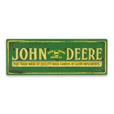 John Deere Quality Rustic Metal Sign - LP83226