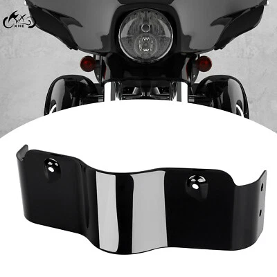 Black Outer Batwing Lower Trim Skirt Fairing Fit For Harley Street Electra Glide - Image 1 of 4