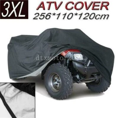 Black ATV Cover For Yamaha Grizzly YFM 300 350 400 450 550 600 660 - Image 1 of 4