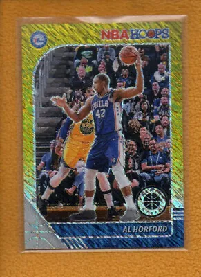 Al Horford 2019-20 NBA Hoops Premium Stock Asia Gold Shimmer Prizm #260 /8 - Image 1 of 2