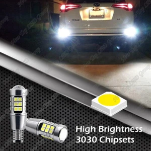 Bombillas de retroceso LED T15 blancas 921 912 para GMC Ford Chevy sin errores - Imagen 1 de 12
