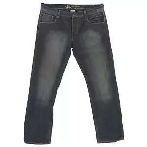 #5146 SOUTHERN Herren Jeans Hose Denim ohne Stretch blauschwarz 36/34 - Picture 1 of 2