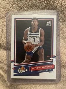Baloncesto Panini Donruss 2020-21 The Rookies #2: base Anthony Edwards - Imagen 1 de 2