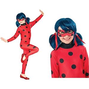 Rubie's Official Miraculous Ladybug Childs Classic Costume and Eye mask, Superhe