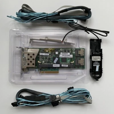 HP Smart Array P410/1GB FBWC RAID Controller PCIe 572532-B21+ 2PCS 8087*4 SATA - Bild 1 von 4