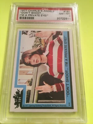 1977 PSA 8 Charlie's Angels #191 - PSA 8 NM-MT - Kate Jackson - Sabrina - Image 1 of 2