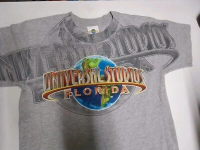 Camiseta Universal Studios Florida Big Logo Gris Talla M Juvenil Foto 1 de 4