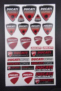 Adesivi carenatura serbatoio decalcomanie grafica per Ducati Corse Panigale Desmo Laminato - Foto 1 di 2