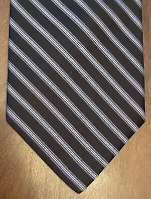 Corbata Jones New York negra hecha a mano 100 % seda para hombre hecha en China Foto 1 de 4