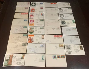 LOT OF 31 VINTAGE USA FIRST DAY COVERS - ALL DIFFERENT - 1936 TO 1964 - Picture 1 of 6