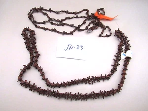 Vintage Lot of 2 Hawaiian KOA Seed Necklaces 36" + 46" (JN-23) - Picture 1 of 9