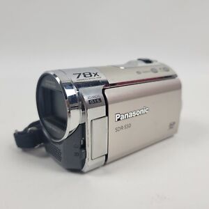 Panasonic SDR-S50 Digital 78x Zoom Camcorder Black - Not Tested