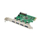 PCIE USB3.0 Expansion Card PCI for to USB Adapter HUB 4 Ports 5Gb Super
