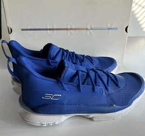 Under Armour Team Curry 7 Men’s Size 15 M   Blue  3023838-407    New In Box - Picture 1 of 6